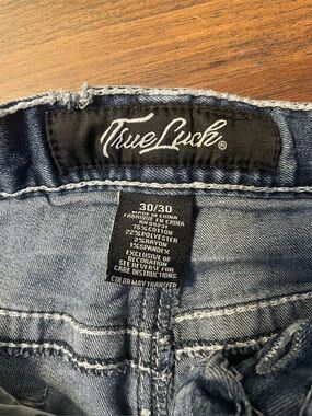 True Luck Men's Light Blue Slim Jeans - 30x30